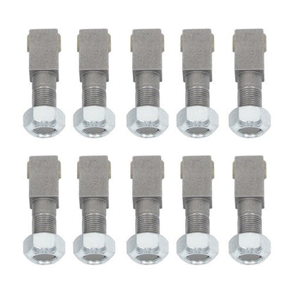 10Pcs Threaded Stump Grinder Teeth For Bradco Shaver Ashland Baumalight 2-7/8"