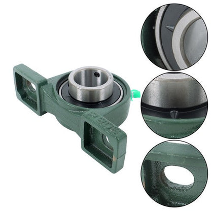 4 Pcs UCP208-24 Pillow Block Bearing Solid Base 1-1/2" Bore Self-Aligning