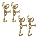 4 Hook Tow Truck Car Hauler Trailer Auto Body Frame Hook WLL 4,700lb
