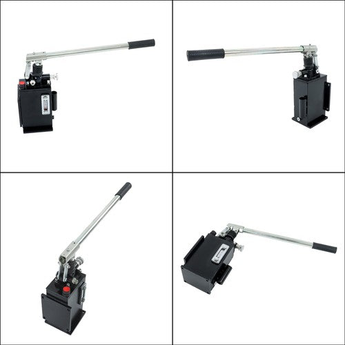 1.5 Cid 3 Qts Hydraulic Piston Hand Pump Single-Acting With Release Knob