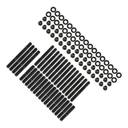 Fit For Chevrolet SBC 265 267 283 302 350 Small Block Black Cylinder Head Studs