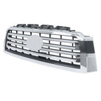 Front Bumper Upper Grille Chrome New Fit For Toyota Sequoia 2018 19-22 Plastic