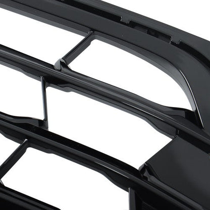 Mesh Front Grille Gloss Black For Grand Highlander 2024 2025 Without Camera Hole