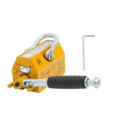 440lbs/200kg Permanent Magnetic Lifter 2.5 Safety Factor Lifting Magnet Yellow