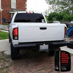 Smoked Black LED Tail Light Lamp One Pair Fit For Dodge Ram 1500 2500 3500 02-06