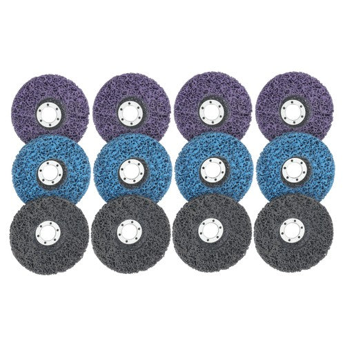 Diamond Grinding Discs 4 pieces each in blue, purple 12 Packs of 4-1/2' x 7/8'
