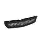 JDM Type R Black Mesh Front Hood Grille Grill for 1999-2000 for Honda Civic