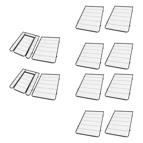 12 Panels 40x27 inch Dog Playpen Crate Fence Pet PlayPen Exercise Cage