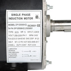5HP ODP Compressor Duty Electric Motor 1Phase 3450RPM 56HZ Frame 7/8" Shaft 230V