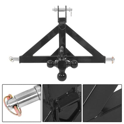 For Kubota Tractor Trailer Hitch Receiver Drawbar Quick Hitch Adapter 3 Point 2"