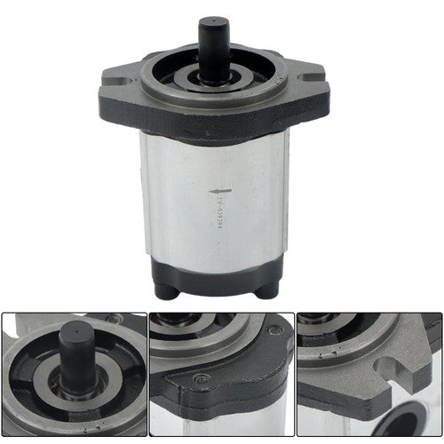 Hydraulic Gear Pump 4-18 GPM, 9 Tooth Spline Shaft SAE A-2 Bolts CW Cast Iron