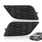 Pair Front Bumper Fog Light Cover for Nissan Sentra 2016-2019 Left Right