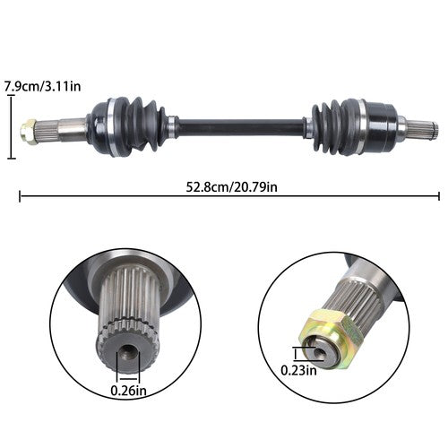 Rear Left/Right CV Axles Drive Shaft ATV For Yamaha Grizzly 700 2007-2014