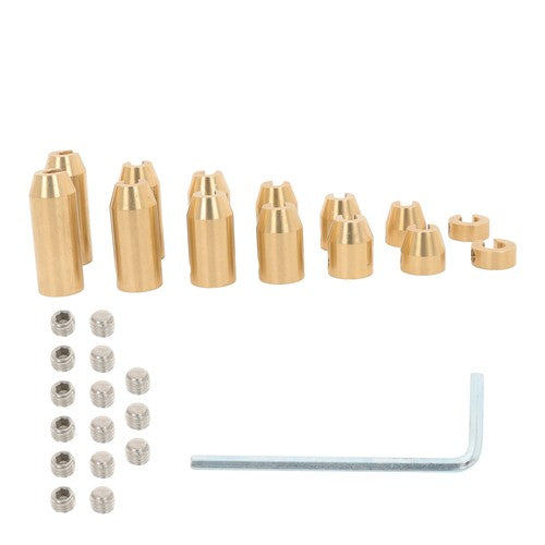 14 PACK Universal Motorcycle Reusable Brass Wheel Spoke Balance Weights