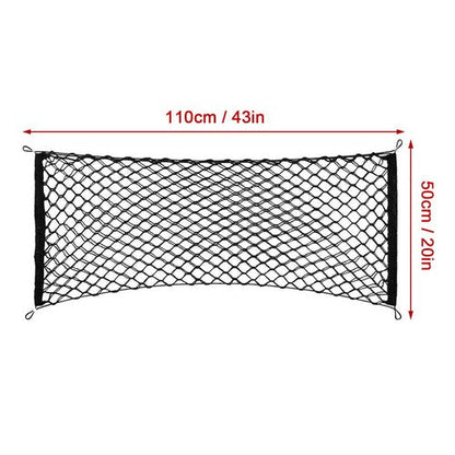 For Car Rear Envelope Style Trunk Cargo Net Storage Organizer Universal Bag Hook