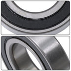 10Pcs R18-2RS 1-1/8" × 2-1/8" ×1/2" Double Rubber Seals Deep Groove Ball Bearing
