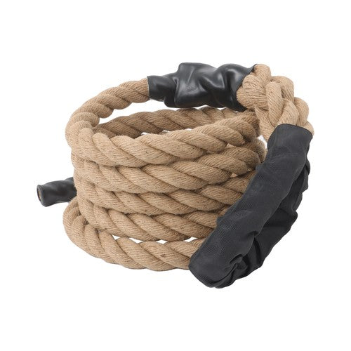 1.5” × 15FT Climbing Rope Gym Fitness Strength Training Exercise Rope Brown