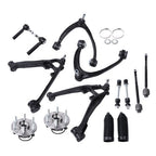 14pc For GMC Sierra 1500 2007-2013 Front Upper Lower Control Arms Wheel Hub 4WD