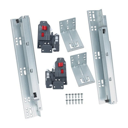 1 Pairs Undermount Drawer Slides 12 inch Undermount Soft Close Drawer Slides