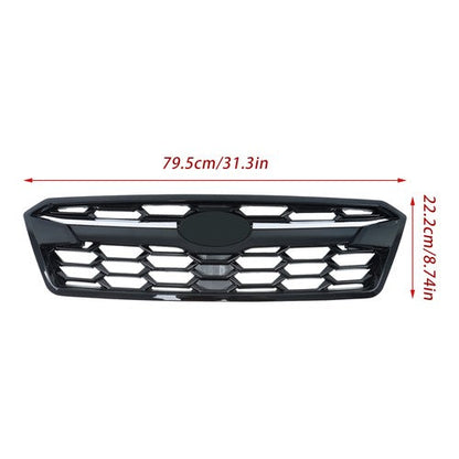 Plastic Front Upper Grille Grill w/Chrome Molding For Subaru Crosstrek 2018-2020