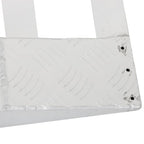 2Pcs 72'' ������������������ 14'' Aluminum Sliver Trailer Ramps 6500LBS Total Beavertail Hook End