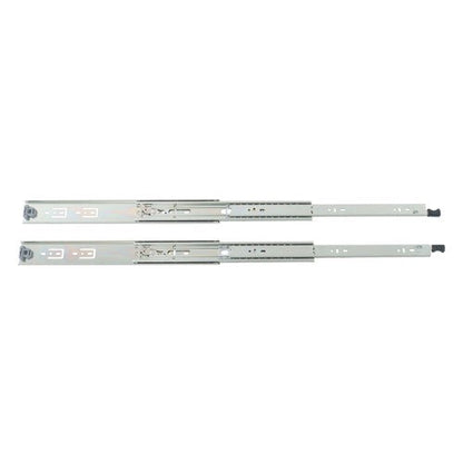 1 Pair of 16" Locking Drawer Slides Full Extension & Lock 150 lb Load Capacity