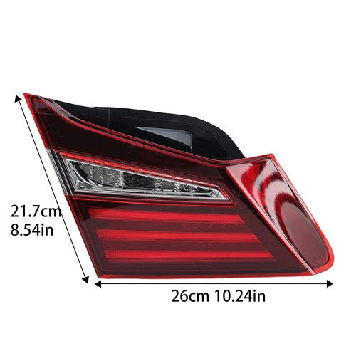 34155T2AA21 Rear Inner Tail Light Left Side for 2016-2017 for Honda Accord