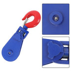 8800 Lbs Snatch Block with Swivel Shackle, 4.5" Sheave, 1/2" Wire Rope