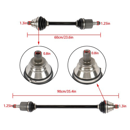 For Volkswagen Jetta Golf Passat CC Rabbit 2005-2018 CV Axle Assembly Front