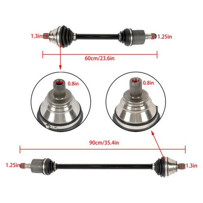 For Volkswagen Jetta Golf Passat CC Rabbit 2005-2018 CV Axle Assembly Front