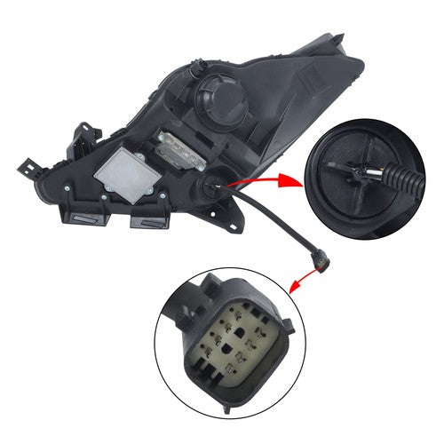 Pair For Chevrolet Corvette 2014-2019 HID/Xenon W/LED DRL Left&Right Headlight