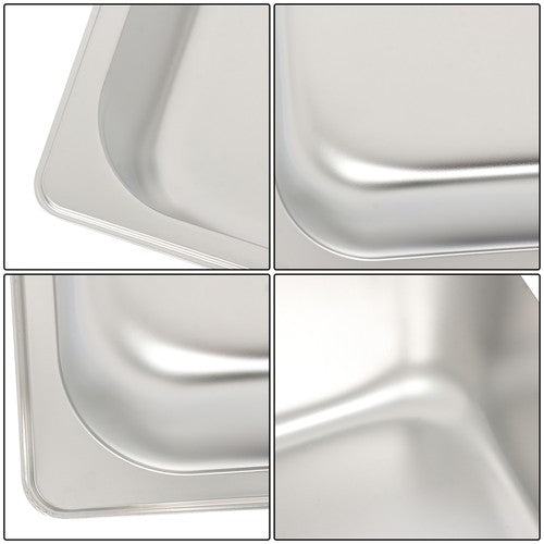 Table Pans 6 Pack 4 Inch Deep Restaurant Steam Table Pans Without Lid Full Size