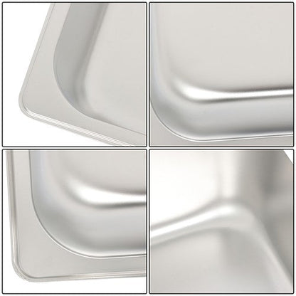 Table Pans 6 Pack 4 Inch Deep Restaurant Steam Table Pans Without Lid Full Size