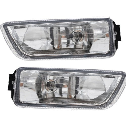 Pair Clear Bumper Driving Fog Light Kit For Honda Accord 4DR Sedan 2003-2007