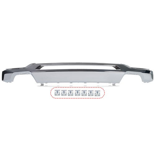 Front Bumper Lower Molding Trim Valance Chrome for Ford F 150 XL XLT 2024 2025