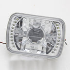 7x6 5X7 LED Halo Projector Headlight For Chevy Express Cargo Van 1500 2500 3500