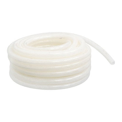 High Pressure Water Hose 50FT Braided Clear PVC Vinyl Tubing 1/2" ID 3/4" OD