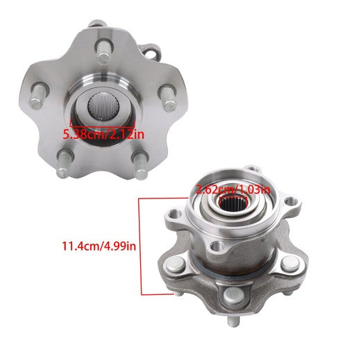For Nissan Rogue 08-20 For Juke 11-17 Non-ABS Rear Wheel Hubs Bearing 512373 AWD