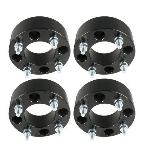 For Suzuki 4x110 2" 74mm Hub Bore M10x1.25 Studs Wheel Spacers 4Pcs Black New