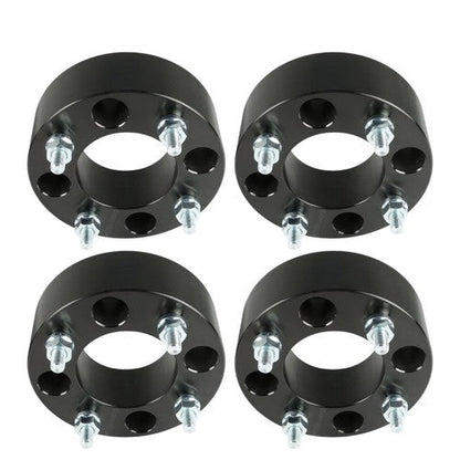 For Suzuki 4x110 2" 74mm Hub Bore M10x1.25 Studs Wheel Spacers 4Pcs Black New