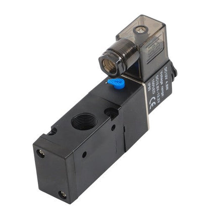 NEW DC 12V 3/8" Brass Electric Solenoid Valve for Water Air waterproof N/C IP65