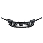 2PCS FITS 2016 2017 Honda Accord Sedan 4D Front Bumper Grille Grill Upper Lower