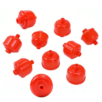 10PCS DISPOSABLE INLINE AIR FILTERS FIT FOR HVLP Paint Spray Gun Universal Red