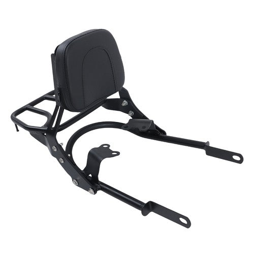 For Bonneville T100 T120/Black 2016-2024 Backrest Sissy Bar w/ Luggage Rack USA