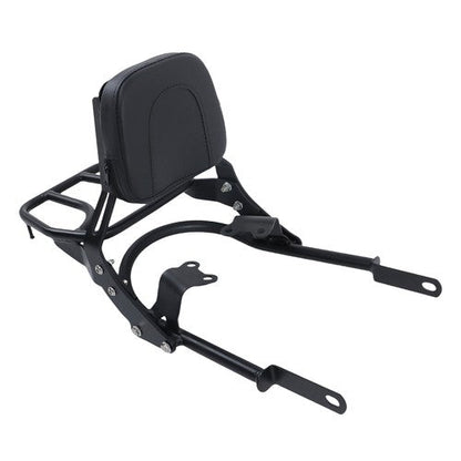 For Bonneville T100 T120/Black 2016-2024 Backrest Sissy Bar w/ Luggage Rack USA