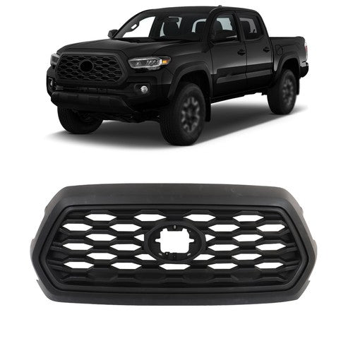 For Toyota Tacoma 2016-2022 Plastic Front Bumper Upper Grille Honeycomb Grill