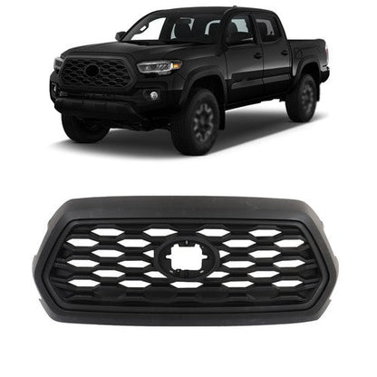 For Toyota Tacoma 2016-2022 Plastic Front Bumper Upper Grille Honeycomb Grill
