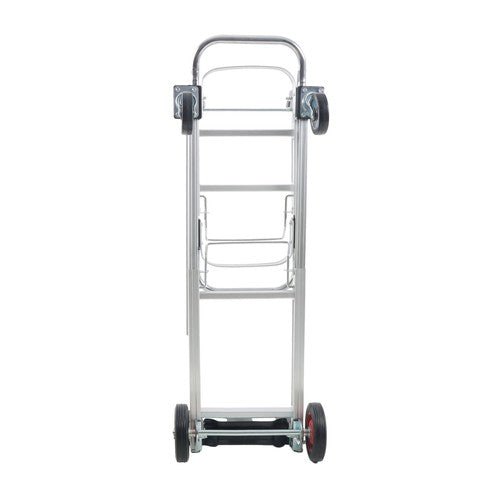 Aluminum Hand Truck 2 in 1 Folding Dolly Cart 400 lbs Capacity Heavy Duty 150kg