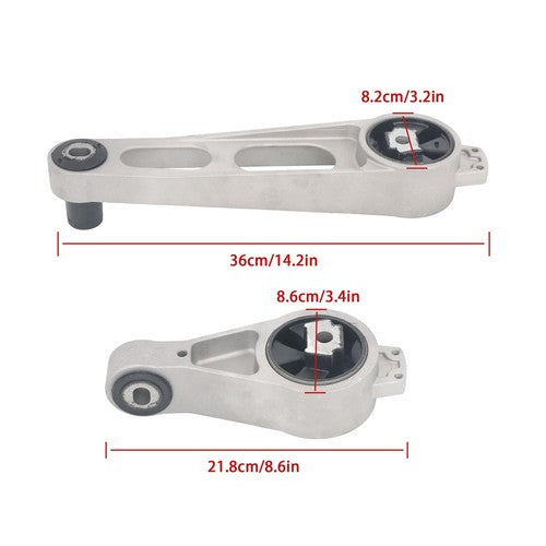 Front Right Upper & Lower Motor Mount 2PCS For Chrysler PT Cruiser 01-10 2.4L