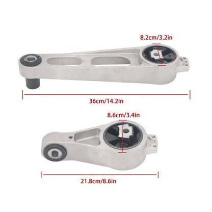 Front Right Upper & Lower Motor Mount 2PCS For Chrysler PT Cruiser 01-10 2.4L